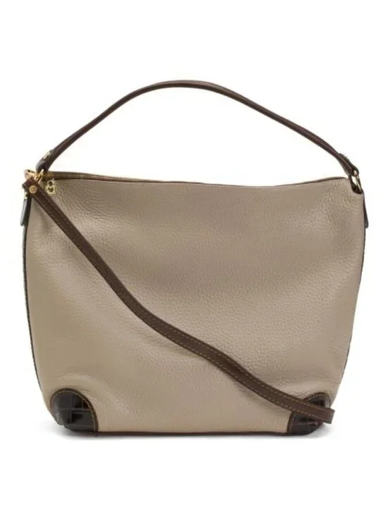 MARINO ORLANDI Made In Italy Leather Pebbled Hobo