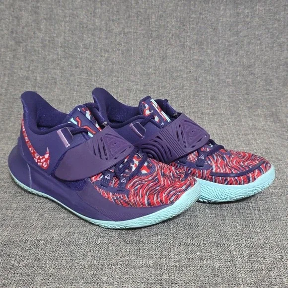 Nike Kyrie Low 3 Orchid Glacier Chilli Red Mens Sz 8 CJ1286-500