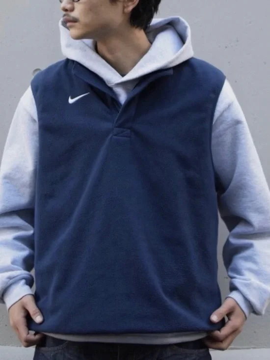 Nike Therma-fit Mens Victory Fleece Coaches Vest  Pullover (DA4965-418) Medium