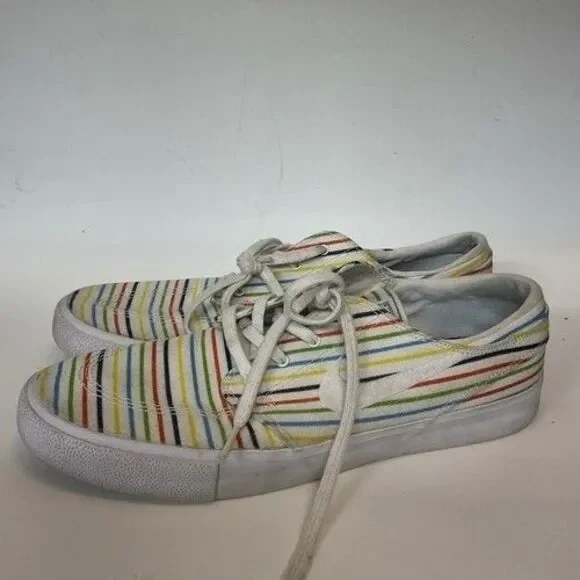 Nike SB Zoom Air Stefan Janoski Lace Up Canvas Sneakers Men Size‎ 11 MultiColor