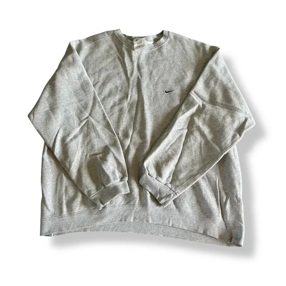 [Nike] VTG 90s Gray Crewneck Pullover