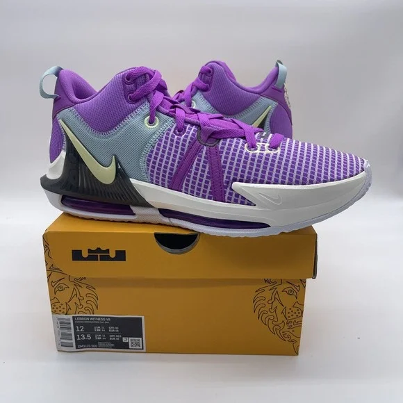 NWB Nike DM1123-500 Lebron Witness VII Men's Size 12 Basketball Shoes Sneakers