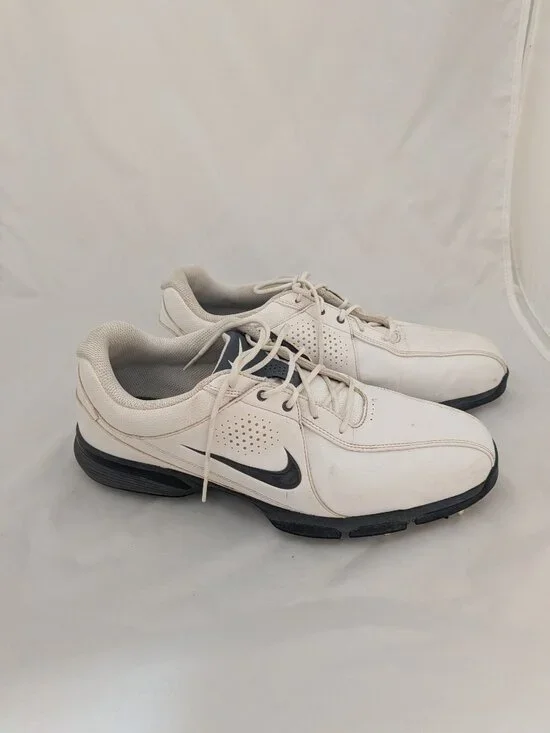 Nike Air Rival III Golf Shoes Cleats Spikes Men Sz  11 W White