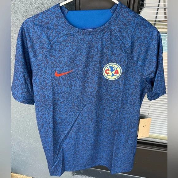 Club America Nike Dri-Fit 2023/24 Academy Pro Pre-Match Blue Jersey Size M NWT