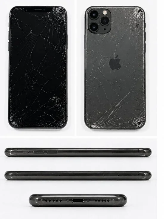 Apple iPhone 11 Pro 64GB Space Gray Unlocked – Cracked Glass – Free Charger