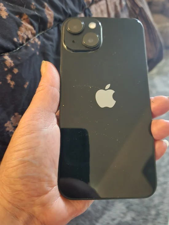 Apple iPhone 14 Black Glass Back Dual-Camera