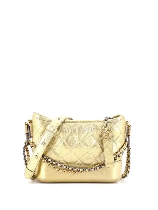 Chanel Gabrielle Hobo Quilted Aged #240503C25B