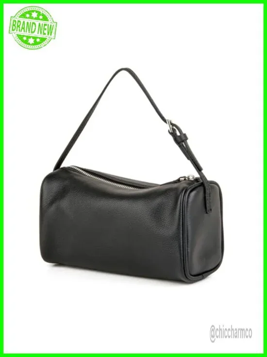 Premium Full-Grained Leather Crossbody Hobo Bag with Adjustable Strap