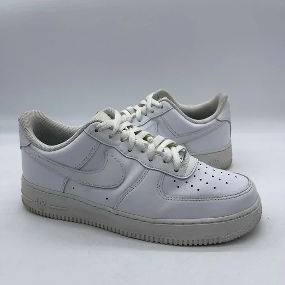 Nike Air Force 1 '07 Low 315122-111 Men's Size 9.5 Shoes White Low Top Sneakers
