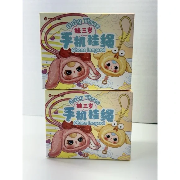 Baby Three (BB3) Phone Lanyard Plush Blind Box‎ NEW - US Seller