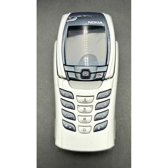 RARE Vintage Nokia 6800a Flip Keyboard Phone Made in Finland. UNTESTED
