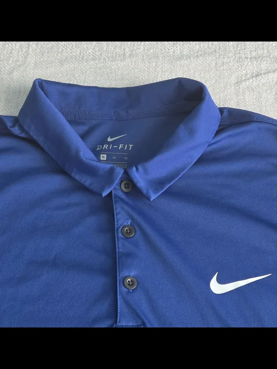 Nike Men’s Dri-FIT Royal Blue Polo Shirt