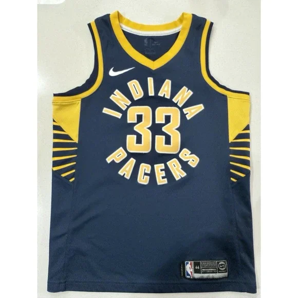 Nike Indiana Pacers Jersey Medium Mens Turner Blue Basketball 44