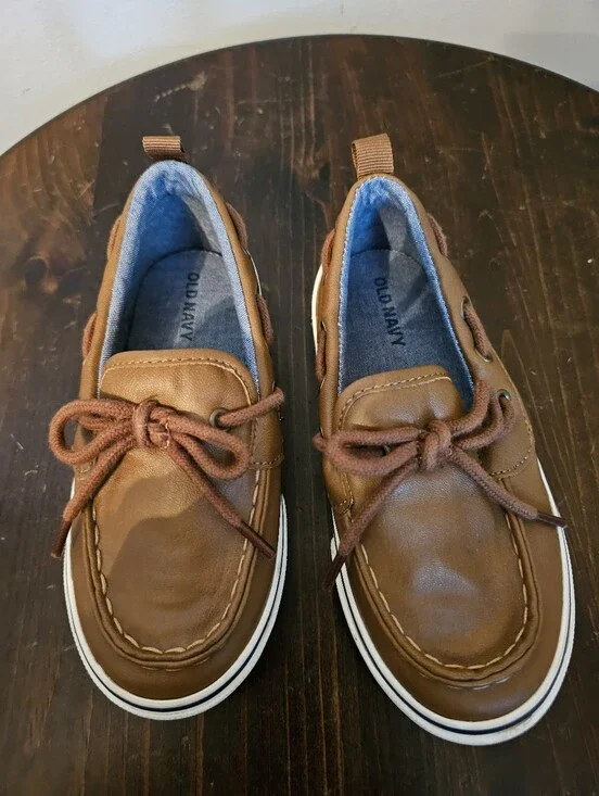 Old Navy Kids Brown Boat Shoes