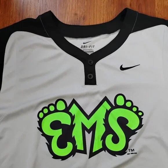 Nike Dri-Fit Eugene Emeralds Baseball Jersey 2014