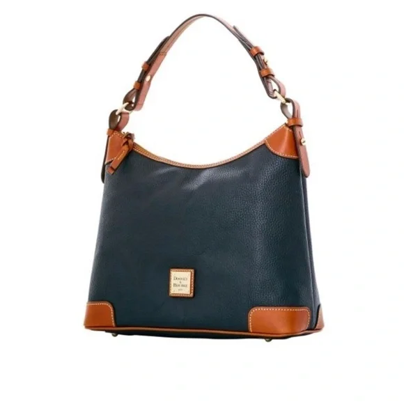 Dooney & Bourke Pebble Grain‎ Hobo Bag in Black
