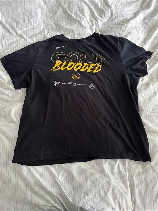 Nike - Black Tee with Yellow 