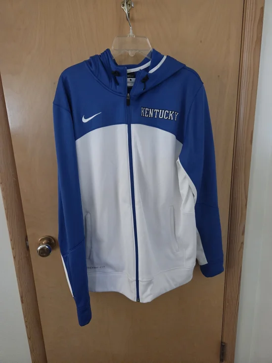 Nike Kentucky Blue and White Full-Zip Hoodie