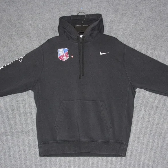 Nike Men's Black Hoodie Sweatshirt Paine Mountain‎ Shield Logo Size M