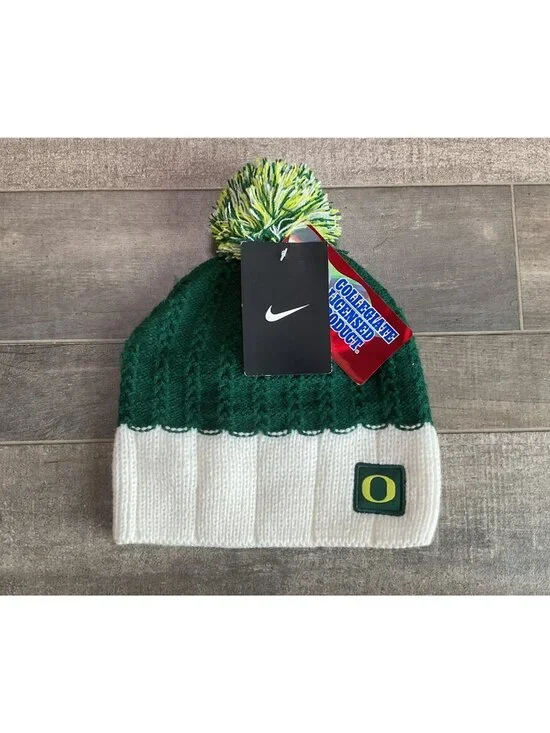Oregon Ducks NWT Y2K Nike Knit Beanie College Football