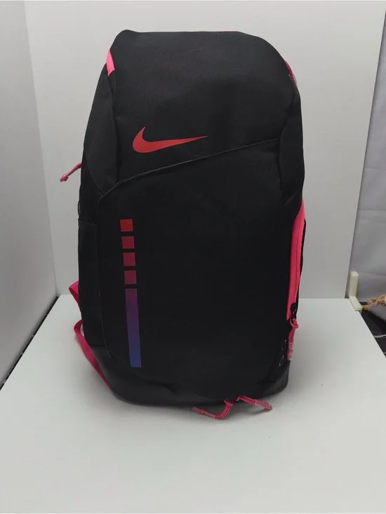 🌹Nike Black Backpack with Pink Accents and Gradient Detail