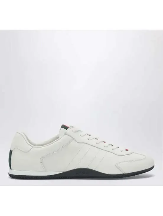 Gucci Shift Leather Sneaker (120)(PLEASE REQUEST YOUR SIZE BEFORE PURCHASING)