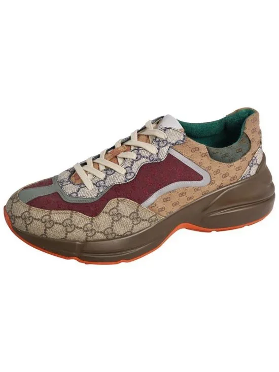 Gucci Sneakers Ryton GG Canvas Low Cut Shoes