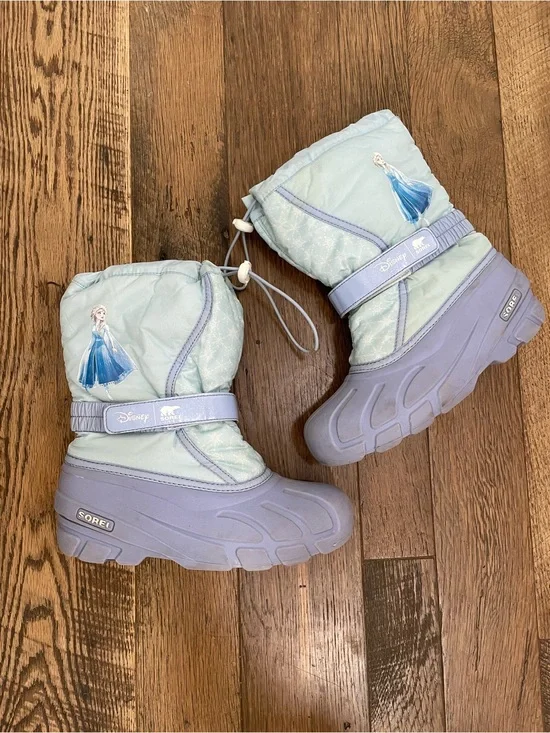 Sorel Disney winter snow boots girl 6
