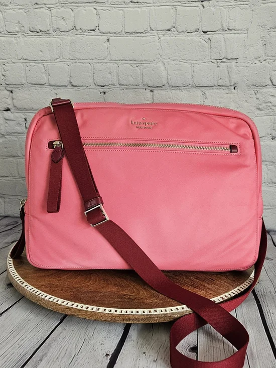 Kate Spade Pink (Dahlia) Crossbody Laptop bag