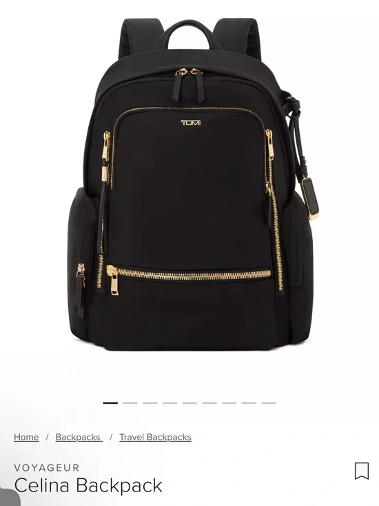 TUMI Voyageur Celina mink Backpack with gunmetal Hardware
