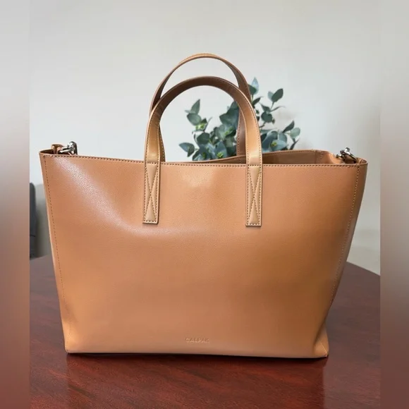 Calpak Haven 16’ Laptop Tote Bag in Toffee - Like New