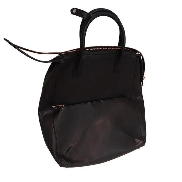 New Day black laptop backpack