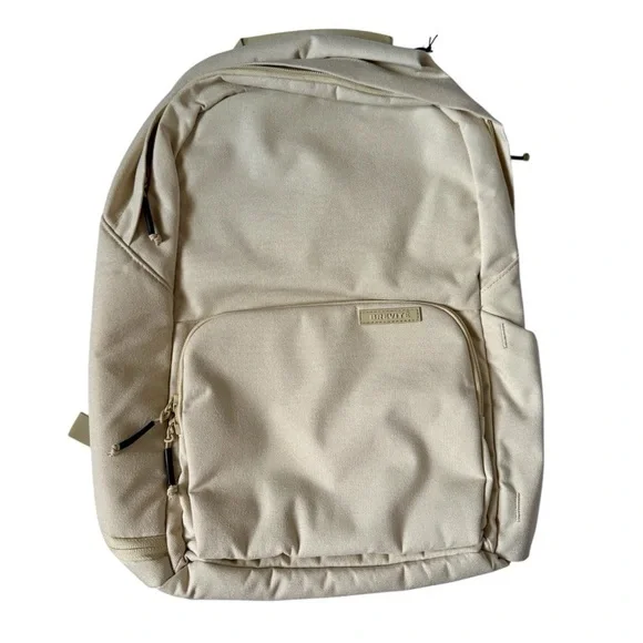 Brevitē The Backpack Travel Laptop Bag Boulder Tan 18L NWT