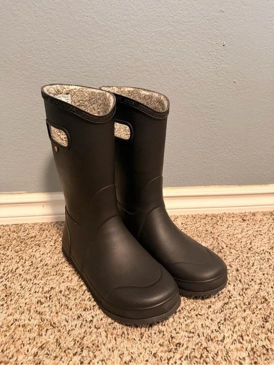 Bogs Brown Faux-Fur Lined Slip-On Boots