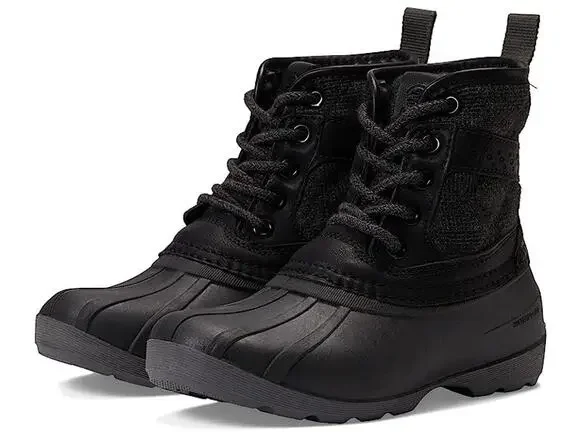 Kamik Girls Mid-Calf Winter Boots US 12 EU 30 Black Waterproof Insulated NIB