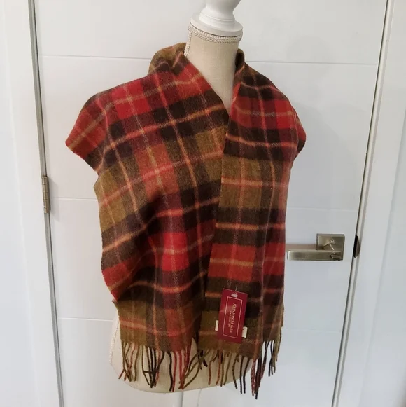 John Hanly Plaid Scarf