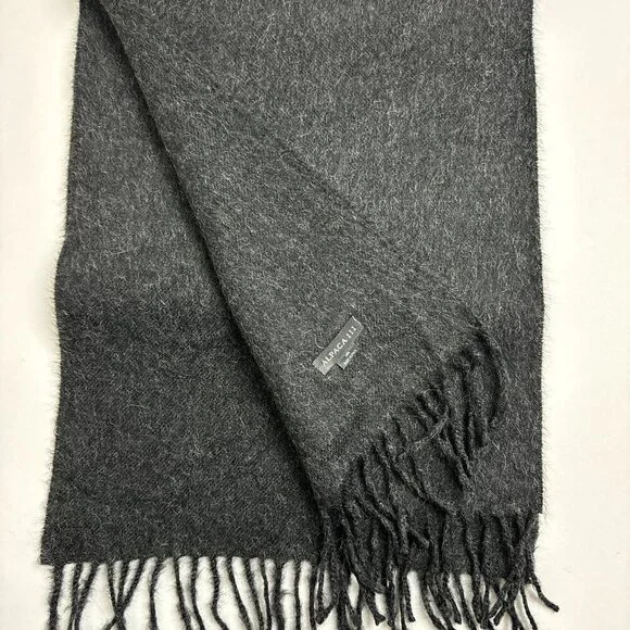 Luxury 100% Baby Alpaca Scarf Fringe