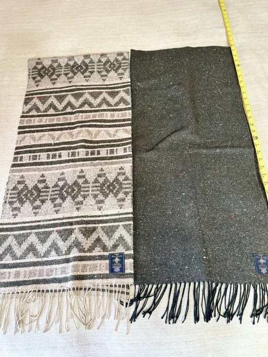 ‘Vintage Bill Blass Country Scarf Lot of 2.  64x15”