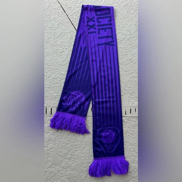 Orlando City SC Society XXI (2021) Scarf Rare Item in VGC Soccer MLS
