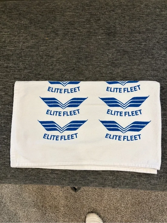 Elite Fleet Tour Golf Caddie Towel | Authentic Sponsor Towel