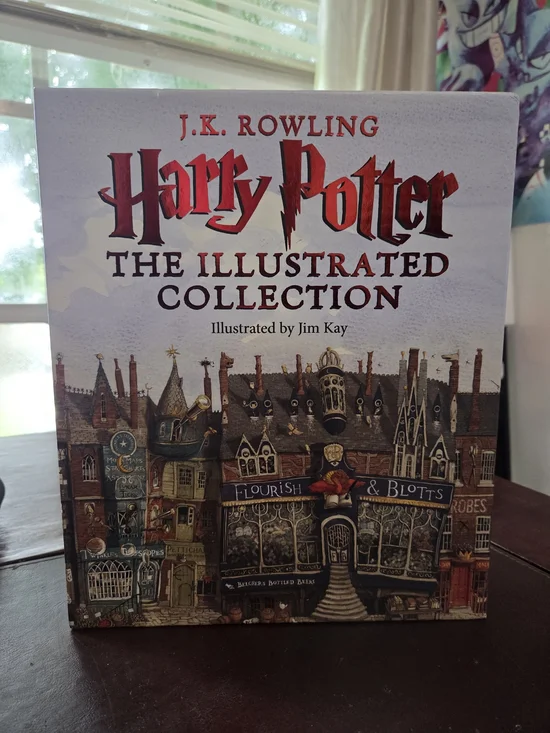 J.K. Rowling Harry Potter Illustrated Collection Box Set Jim Kay (Books 1-3)