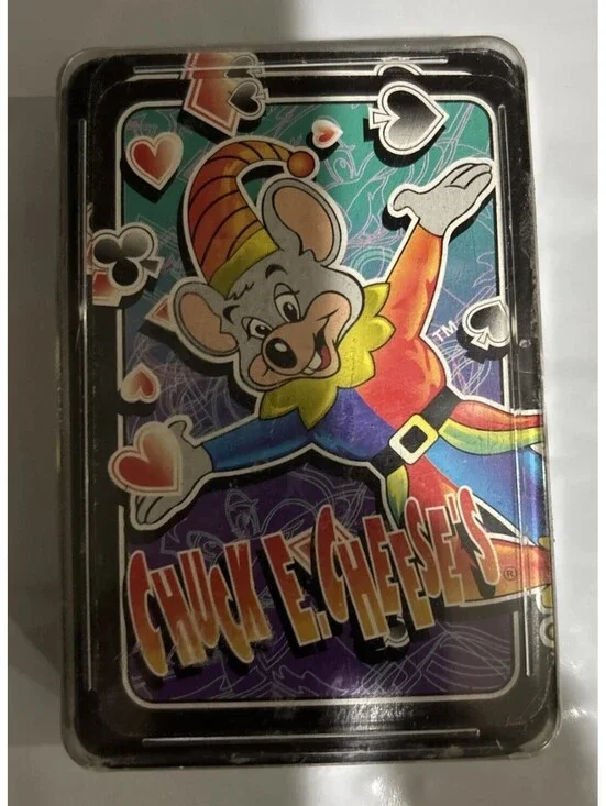 Chuck e Cheese Deck Playing Cards, Complete Set 54, Vintage  3.5”