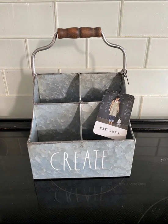 Rae Dunn farmhouse pencil/colors Caddy organizer