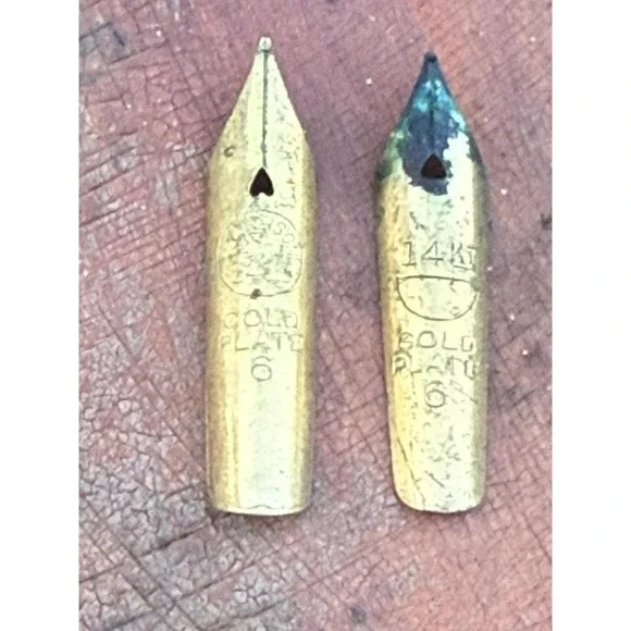 Waterson Pen Nib Replacement14KT GOLD PLATE/2nd no Brand‎ 14KT Gold PlateTubs