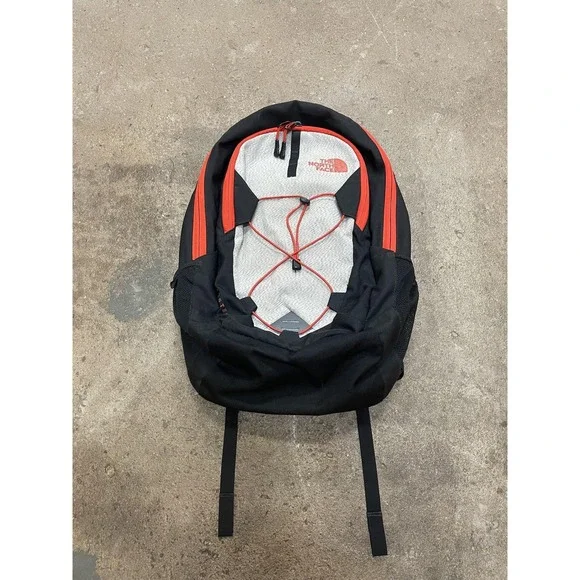 The North Face Jester‎ Black Red 18in Backpack Laptop Travel Daypack Bag Men