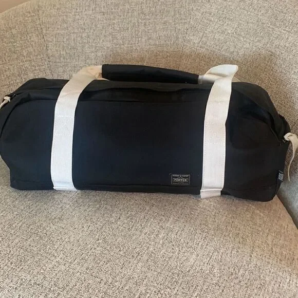 Porter-yoshida‎ & co black nylon duffel bag
