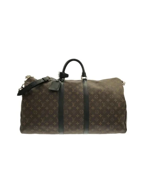 Louis Vuitton Monogram Macassar Keepall Bandouliere 55 Boston