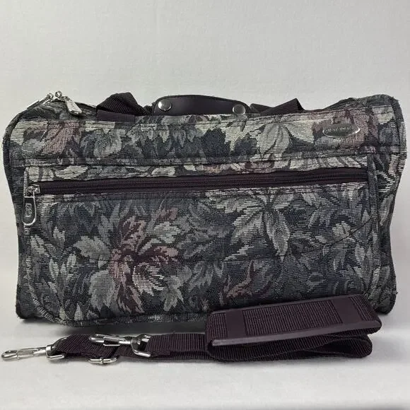 Pierre Cardin Floral Tapestry Weekender Travel Bag w/ Shoulder Strap