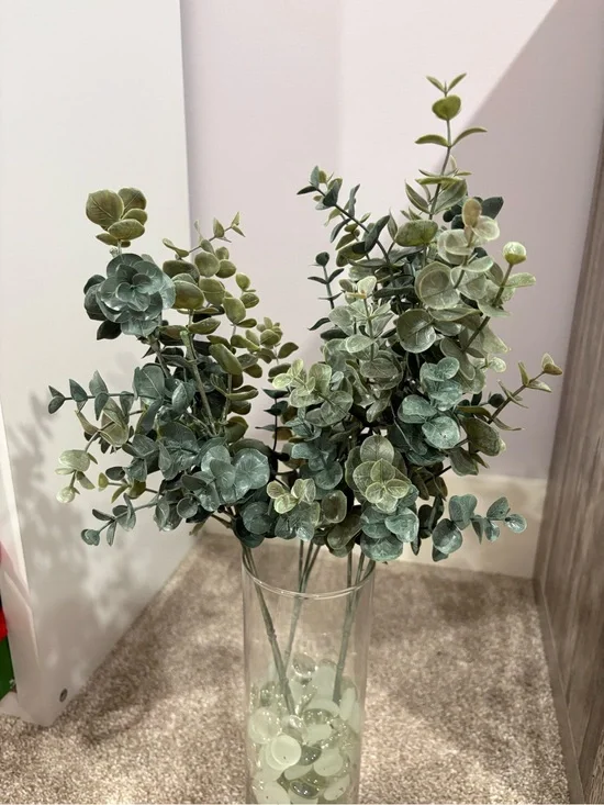 Artificial Green Eucalyptus Stems