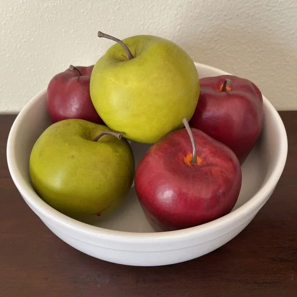 Artificial Faux Fake Fruit Realistic Apple Home‎ Decor Home Staging Prop Fall
